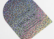 ホログラム-グリッターシール印刷