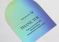 ホログラム-レインボーシール印刷