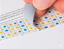 青果-合成紙シール