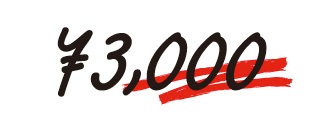 価格は全て3000円